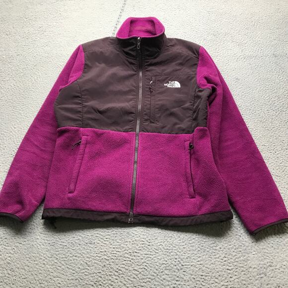 The North Face Denali Polartec Fleece Jacket Women Large L Purple - Picture 1 of 10